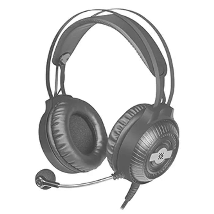 Hauptproduktbild Defender Stellar, herní sluchátka s mikrofonem, ovládání hlasitosti, černá, 2.0, 50 mm mě