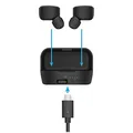 Weiteres Produktbild Defender Twins 639, Kophörer mit Mikrofon, ohne Lautstärkeregelung, schwarz, Earphones, bluetooth