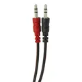 Defender Warhead G-120, Spielkopfhörer mit Mikrofon, Lautstärkeregelung, weiss-rot, 2x 3.5 mm jack