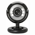 Defender Webkamera C-110, 0.3 Mpix, USB 2.0, schwarz-grau, für Notebook/LCD