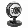 Defender Webkamera C-110, 0.3 Mpix, USB 2.0, schwarz-grau, für Notebook/LCD