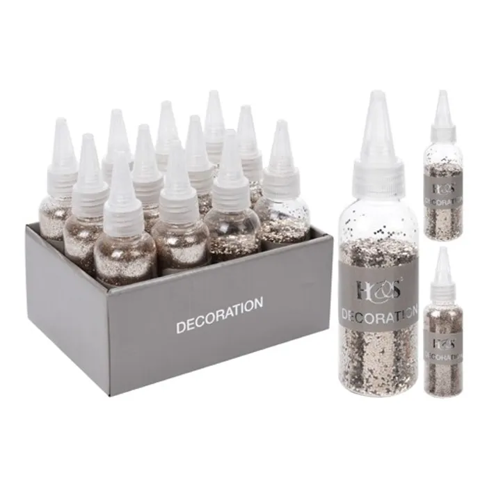 Hauptproduktbild Dekorační glitry 40g - champagne, mix