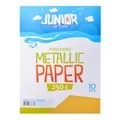 Weiteres Produktbild Dekorpapier A4 10 Stück gelb metallic 250 g