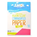 Weiteres Produktbild Dekorpapier A4 Neonrosa gewellt 165 g, Set a 10 Stück