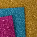 Weiteres Produktbild Dekoschaum A4 EVA 10 Stück orange Stärke 2,0 mm Glitzer