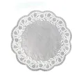 Weiteres Produktbild Deko-Tortenspitze (PAP) rund weiß durchmesser 16cm [100 St.]