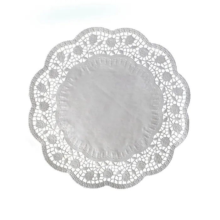 Hauptproduktbild Dekorativní krajky kulaté průměr 28 cm [100 ks]