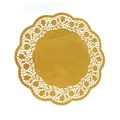 Deko-Tortenspitze (PAP/ALU) rund gold durchmesser 32cm [4 St.]