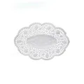 Weiteres Produktbild Mokkadeckchen (PAP) oval weiß 22 x 15 cm [500 St.]