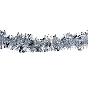 Folien-Girlande (PET) silber durchmesser 11cm x 2m [1 St.]