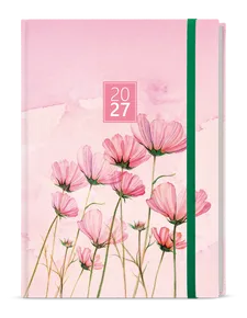 Täglicher Terminkalender - David - Lamino - A5 - Rosa