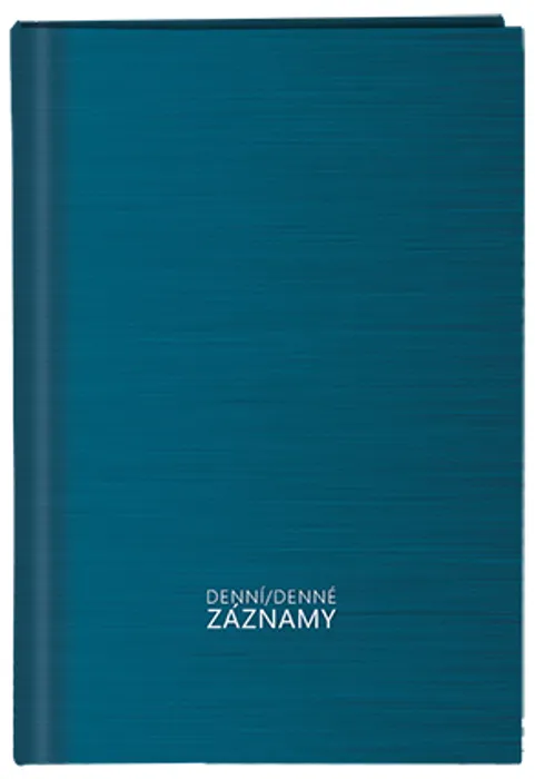 Hauptproduktbild Denní záznamy - A4 - lamino - Tyrkys