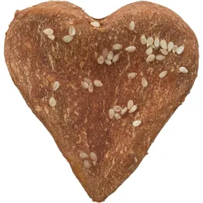 Denta Fun Chicken Love [1 Stück], Büffelhautherz umwickelt mit Hühnerfleisch 6 cm, 25 g