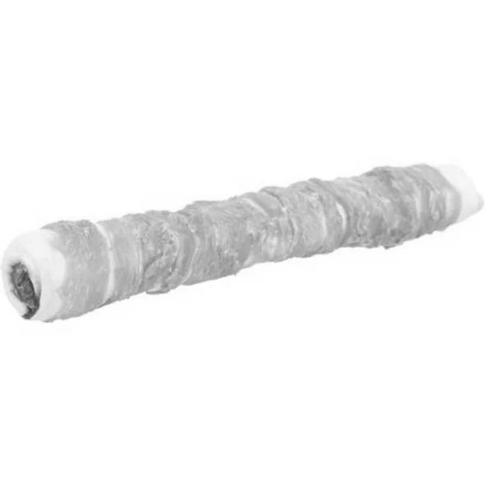 Hauptproduktbild DENTAfun - buvolí rolka plněná hovězím, obalená kuřetem, 28 cm, 150 g