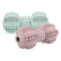DentaFun Hantel Natur-Hartgummi, mehrfarbig 9 cm