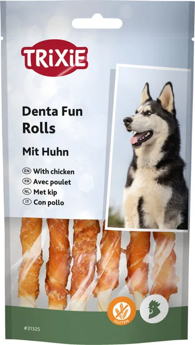 Hauptproduktbild DENTAfun-tyčinka svázaná kuřecím masem 6ks, 12cm/70g