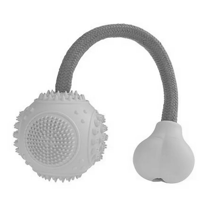 Hauptproduktbild Dentální mátový míček s růžovým lanem 6cm/25cm HipHop