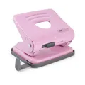 Locher 825, 2-Loch, Bonbonrosa, 25 Blatt, Metall, RAPESCO