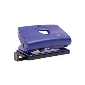 Locher, für 12 Blätter, Kunststoff, RAPESCO 810-P, blau