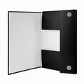 Platten, schwarz, Klettverschluss, 15 mm, PP/Karton, hart, DONAU