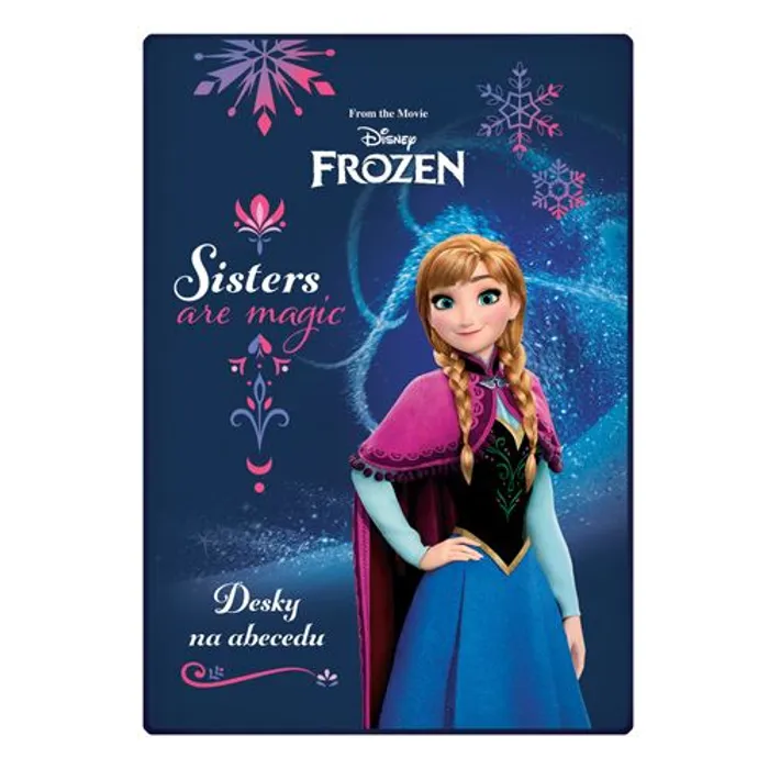 Hauptproduktbild Desky na abecedu Frozen/Ledové království -tmavé