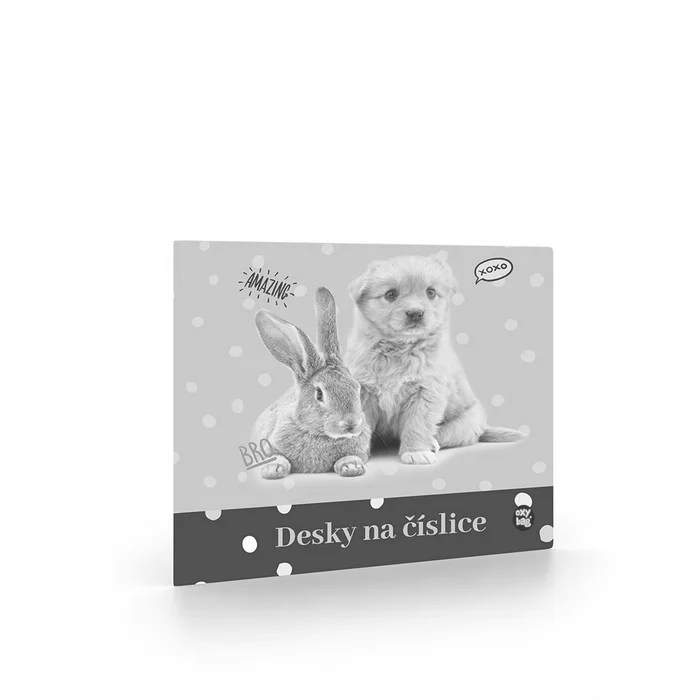 Hauptproduktbild Desky na číslice mazlíčci