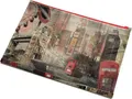 Dokumentenmappen "London", mit Reißverschluss, A4, PP, PANTA PLAST