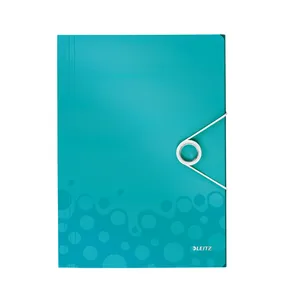 Leitz WOW Aktendeckel, PP, Eisblau