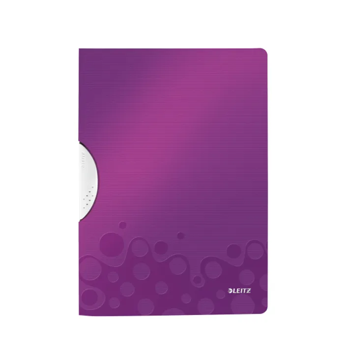 Hauptproduktbild Desky s klipem Leitz WOW, PP, purpurová
