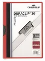 Tafeln mit Schnellhefter „DURACLIP® 30“, rot, mit Clip, DIN A4, DURABLE
