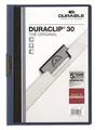 Schnellheftertafeln „DURACLIP® 30“, dunkelblau, mit Klammer, DIN A4, DURABLE