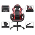 Dětská herní židle Red Fighter C6, černo-červená, 5-PACK
