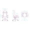 Dětská herní židle Ultradesk Throne Kids, černá