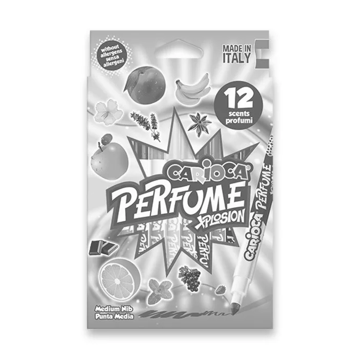 Hauptproduktbild Dětské fixy Carioca Parfume Xplosion 12 barev