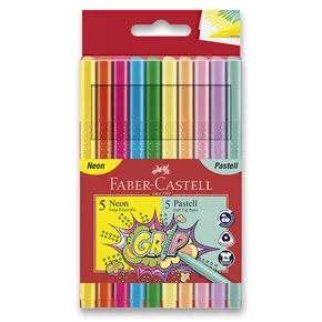 Kindermarker Faber-Castell 155312 Grip 10 Farben