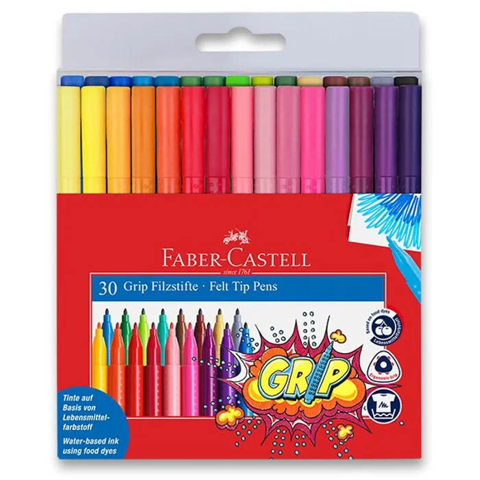 Hauptproduktbild Dětské fixy Faber-Castell 155335 Grip 30 barev