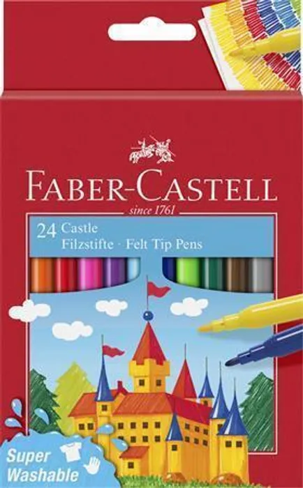 Hauptproduktbild Dětské fixy Faber-Castell Castle 24 barev