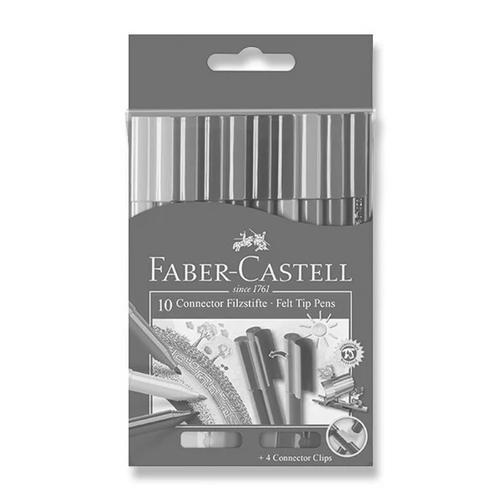 Hauptproduktbild Dětské fixy Faber-Castell Connector 10 barev