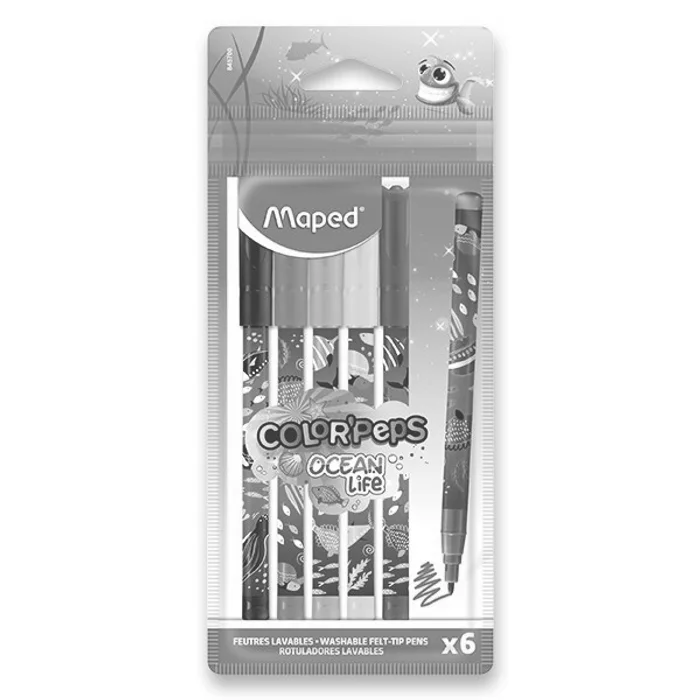 Hauptproduktbild Dětské fixy Maped Color'Peps Ocean Life Decorated 6 barev