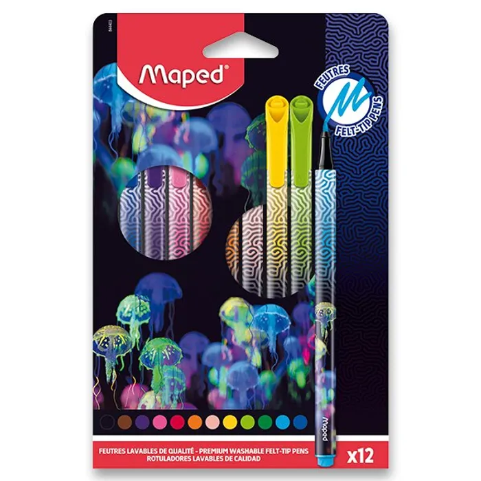 Hauptproduktbild Dětské fixy Maped Deepsea Paradise 12 barev