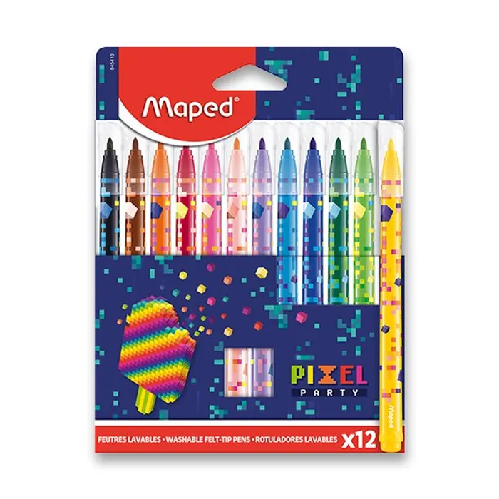 Hauptproduktbild Dětské fixy Maped Pixel Party 12 barev