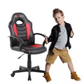 Kinder-Gaming-Stuhl Red Fighter C5, schwarz-rot, + Mikrofon Marvo MIC-02