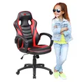 Kinderspielstuhl Red Fighter C6, schwarz-rot, + Mikrofon Marvo MIC-02, PROMO