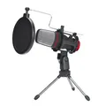 Kinderspielstuhl Red Fighter C6, schwarz-rot, + Mikrofon Marvo MIC-02, PROMO