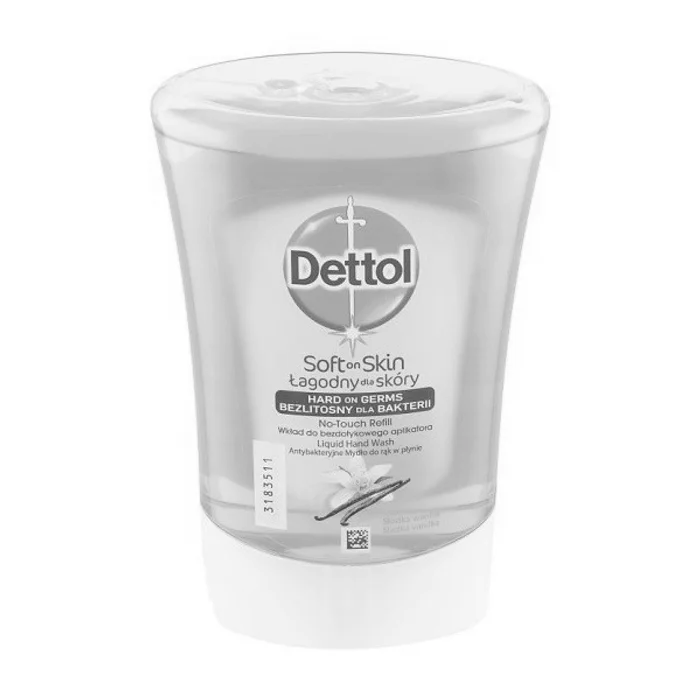 Hauptproduktbild Dettol Vanilkový květ mýdlo do bezdotykového dávkovače náhradní náplň 250 ml