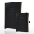 Conceptum 2016 Tagebuch, A5, wöchentlich, Hardcover, SIGEL, schwarz
