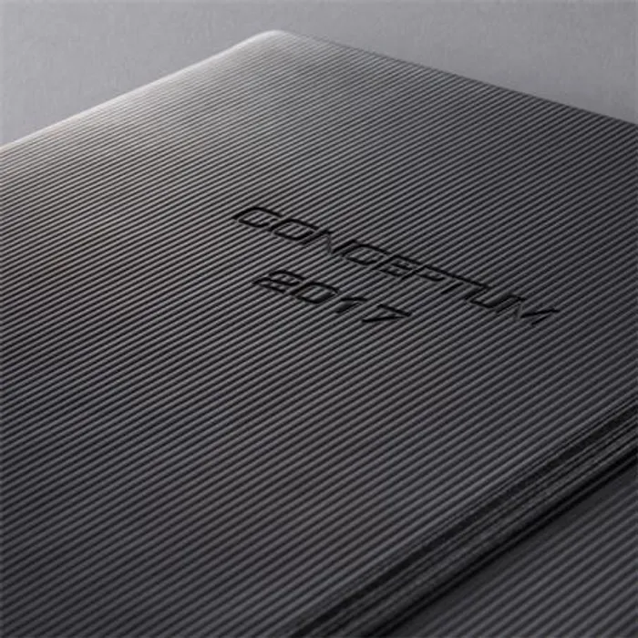 Hauptproduktbild Diář "Conceptum", černá, A5, denní, 2017, tvrdé desky, SIGEL