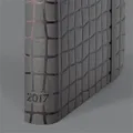 "Conceptum Elegance" Stone Grey, A6, Weekly, 2017, Hardcover, SIGEL
