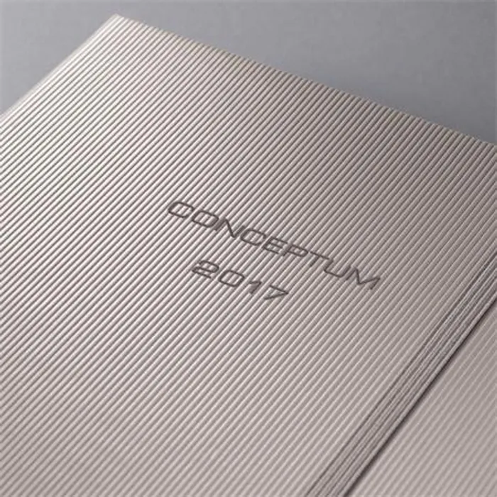 Hauptproduktbild Diář "Conceptum" metalická hnědá Desert, A5, týdenní, 2017, tvrdé desky, SIGEL