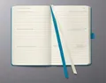 "Conceptum" Metallic Blue Ocean, A6, Weekly, 2017, Hardcover, SIGEL